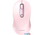 Мышь Baseus F02 Ergonomic Wireless Mouse (розовый, без батарейки в комплекте)