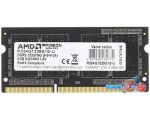 Оперативная память AMD Radeon R3 4GB DDR3 SODIMM PC3-10600 R334G1339S1S-U