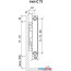 Стальной панельный радиатор Royal Thermo Compact C11-500-1100 (Noir Sable) в Могилёве фото 1