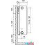 Стальной панельный радиатор Royal Thermo Ventil Compact VC33-500-1800 (Bianco Traffico) в Гомеле фото 1