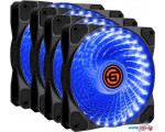 Комплект вентиляторов для корпуса Ginzzu 12LB33 (4 шт.)