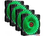 Комплект вентиляторов для корпуса Ginzzu 12LG33 (4 шт.)