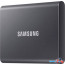 Внешний накопитель Samsung T7 4TB (серый) в Могилёве фото 3