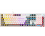 Клавиатура Defender Dasher GK-472 (белый/серый)
