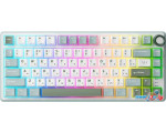 Клавиатура Royal Kludge R75 RGB Sky Cyan (RK Silver)