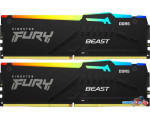 Оперативная память Kingston FURY Beast RGB 2x32ГБ DDR5 6000 МГц KF560C36BBE2AK2-64