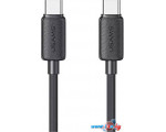 Кабель Usams US-SJ696 USB Type-C - USB Type-C (2 м, черный)