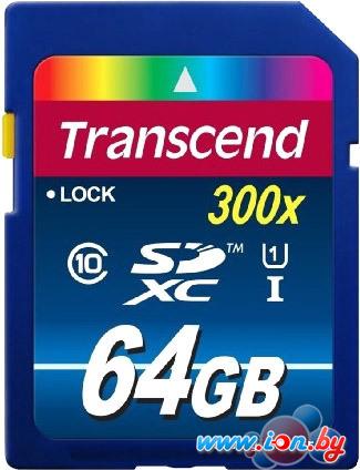 Карта памяти Transcend SDXC (Class 10) UHS-I Premium 64Gb (TS64GSDU1) в Бресте