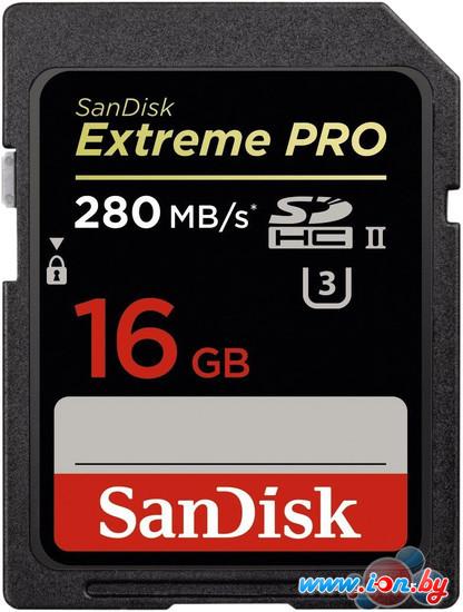 Карта памяти SanDisk Extreme Pro SDHC UHS-II U3 16GB (SDSDXPB-016G-G46) в Могилёве
