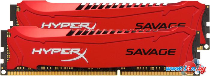 Оперативная память Kingston HyperX Savage 2x4GB KIT DDR3 PC3-14900 (HX318C9SRK2/8) в Могилёве