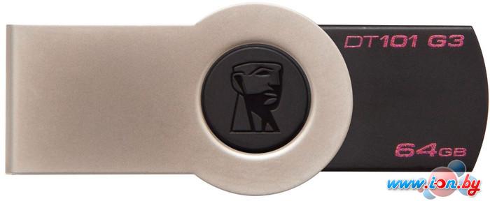 USB Flash Kingston DataTravaler 101 64GB Black (DT101G3/64GB) в Могилёве