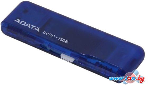 USB Flash A-Data DashDrive UV110 Blue 16GB (AUV110-16G-RBL) в Могилёве
