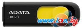 USB Flash A-Data DashDrive UV128 Black/Yellow 64GB (AUV128-64G-RBY) в Могилёве