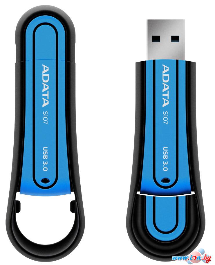 USB Flash A-Data S107 64GB Blue (AS107-64G-RBL) в Могилёве