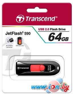 USB Flash Transcend JetFlash 590 64GB (TS64GJF590K) в Могилёве