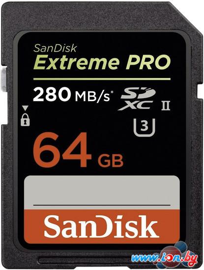 Карта памяти SanDisk Extreme Pro SDXC UHS-II U3 64GB (SDSDXPB-064G-G46) в Могилёве