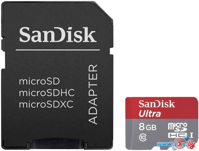 Карта памяти SanDisk Ultra microSDHC 8GB (SDSDQUIN-008G-G4) в Могилёве