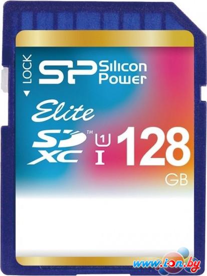 Карта памяти Silicon-Power SDXC Elite UHS-1 (Class 10) 128 GB (SP128GBSDXAU1V10) в Бресте