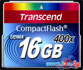 Карта памяти Transcend 400x CompactFlash 16 Гб (TS16GCF400) в Гродно