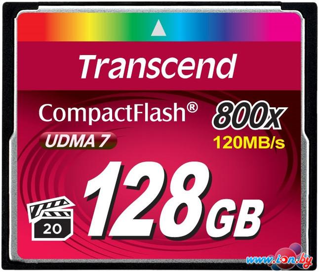 Карта памяти Transcend 800x CompactFlash Premium 128GB (TS128GCF800) в Минске