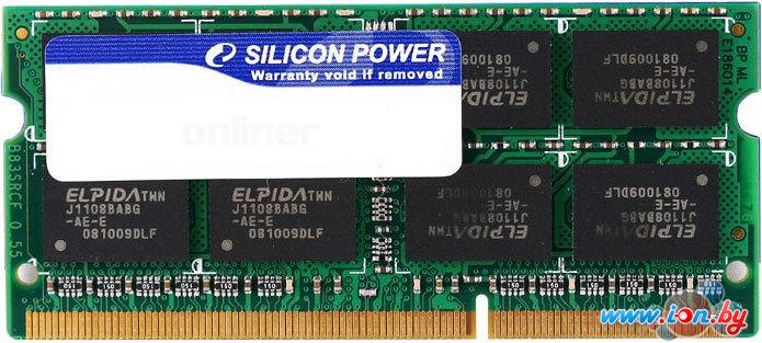 Оперативная память Silicon-Power 4GB DDR3 SO-DIMM PC3-12800 (SP004GBSTU160N02) в Могилёве