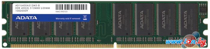 Оперативная память A-Data Premier 512MB DDR PC-3200 (AD1U400A512M3-B) в Гомеле