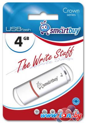 USB Flash SmartBuy Crown White 4GB (SB4GBCRW-W) в Могилёве