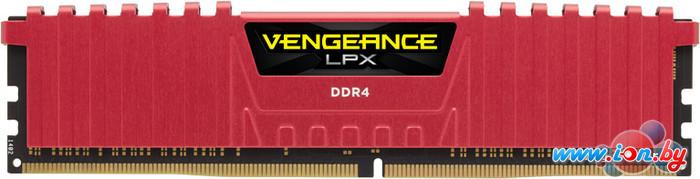 Оперативная память Corsair Vengeance LPX Red 4GB DDR4 PC4-19200 (CMK4GX4M1A2400C14R) в Могилёве