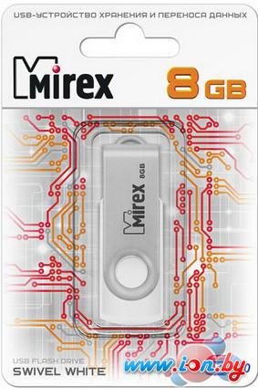 USB Flash Mirex SWIVEL WHITE 8GB (13600-FMUSWT08) в Витебске