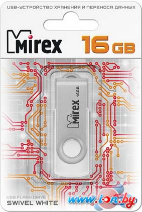 USB Flash Mirex SWIVEL WHITE 16GB (13600-FMUSWT16) в Могилёве