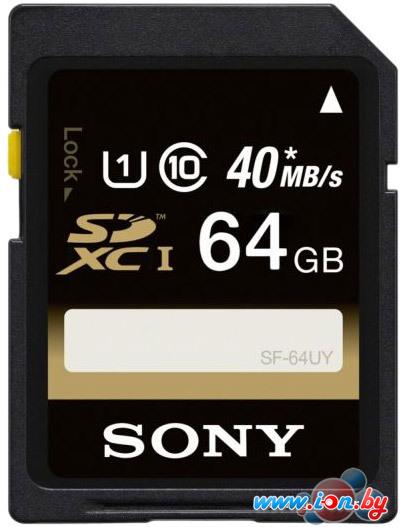 Карта памяти Sony SDHC UHS-I U1 Class 10 64GB (SF64UYT) в Витебске