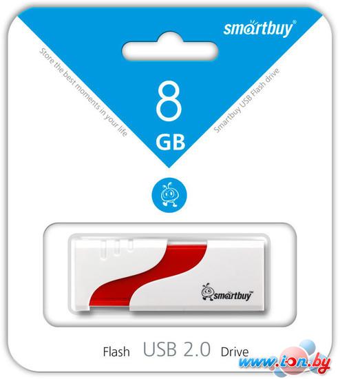 USB Flash SmartBuy 8GB Hatch White (SB8GBHTH-W) в Могилёве