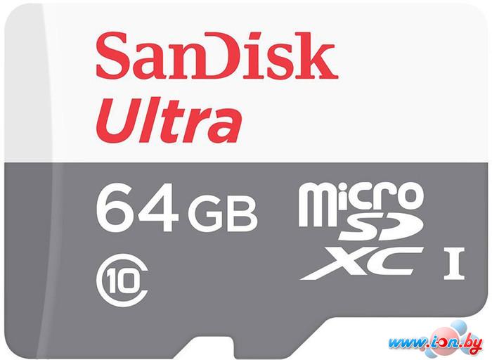 Карта памяти SanDisk Ultra microSDXC Class 10 64GB (SDSQUNB-064G-GN3MN) в Минске