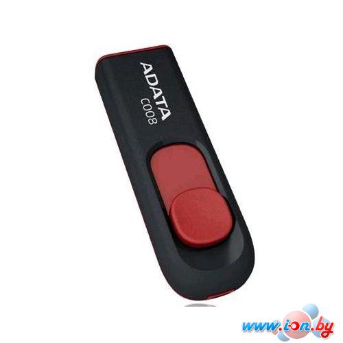 USB Flash A-Data C008 Black+Red 64 Гб (AC008-64G-RKD) в Могилёве