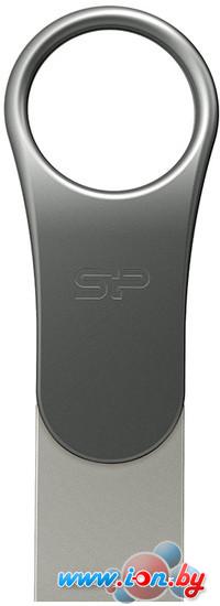 USB Flash Silicon-Power Mobile 80 Gray 16GB (SP016GBUC3C80V1S) в Минске