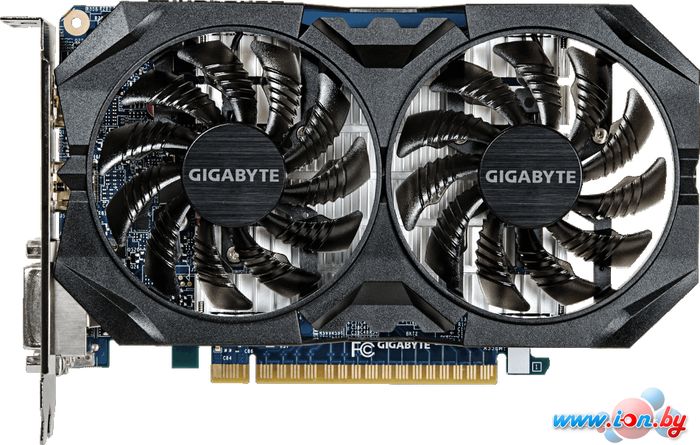 Видеокарта Gigabyte GeForce GTX 750 Ti 4GB GDDR5 (GV-N75TWF2OC-4GI) в Могилёве
