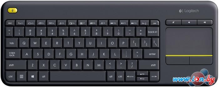 Клавиатура Logitech Wireless Touch Keyboard K400 Plus Black (920-007147) в Бресте