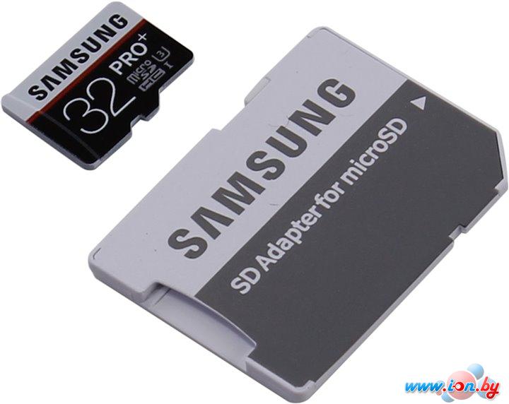 Карта памяти Samsung microSDHC Pro Plus UHS-1 U3 Class 10 32GB + адаптер [MB-MD32DA] в Могилёве