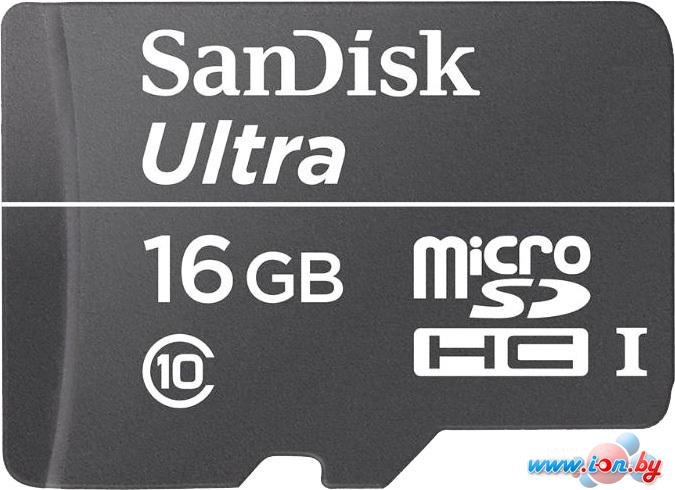 Карта памяти SanDisk Ultra microSDHC UHS-I 16GB [SDSDQL-016G-R35] в Могилёве