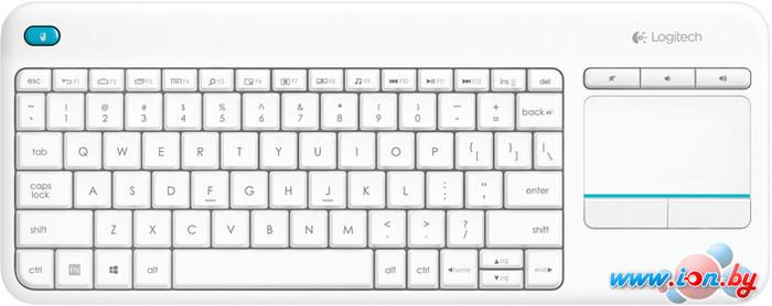 Клавиатура Logitech Wireless Touch Keyboard K400 Plus White (920-007148) в Могилёве