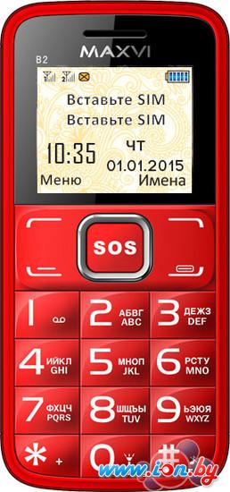 Мобильный телефон Maxvi B2 Red в Могилёве
