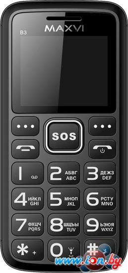 Мобильный телефон Maxvi B3 Black в Могилёве