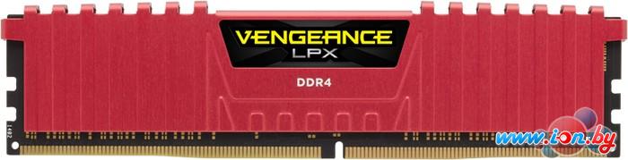 Оперативная память Corsair Vengeance LPX Red 2x8GB DDR4 PC4-21300 [CMK16GX4M2A2666C16R] в Бресте