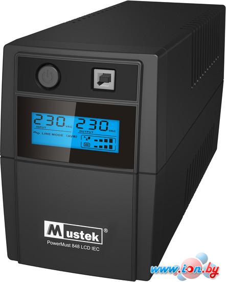 Источник бесперебойного питания Mustek PowerMust 848 LCD (850VA), Line Int.,IEC [98-LIC-C0848] в Могилёве