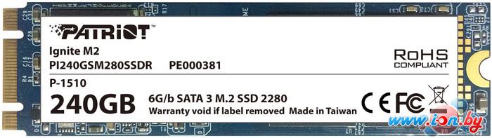 SSD Patriot Ignite M.2 240GB [PI240GSM280SSDR] в Витебске