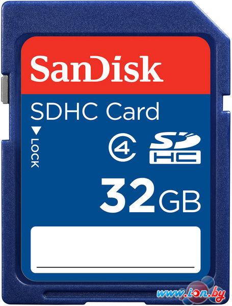 Карта памяти SanDisk Standard SDHC (Class 4) 32 Гб (SDSDB-032G-B35) в Бресте