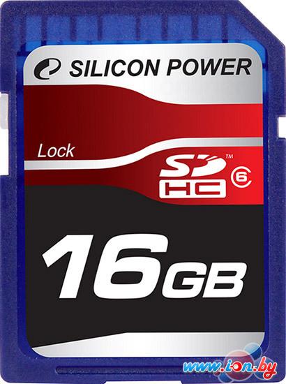 Карта памяти Silicon-Power SDHC Class 6 16 Гб (SP016GBSDH006V10) в Гомеле