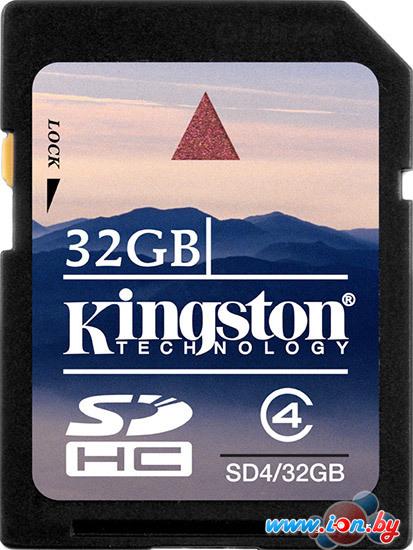 Карта памяти Kingston SDHC 32 Гб Class 4 (SD4/32GB) в Могилёве