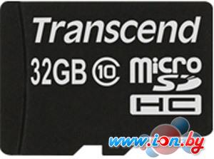 Карта памяти Transcend microSDHC Class 10 32 Гб + SD адаптер (TS32GUSDHC10) в Гомеле