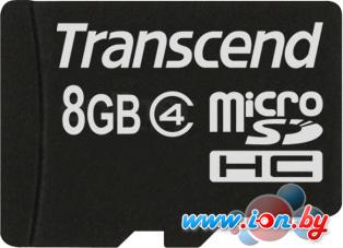 Карта памяти Transcend microSDHC (Class 4) 8GB (TS8GUSDC4) в Витебске